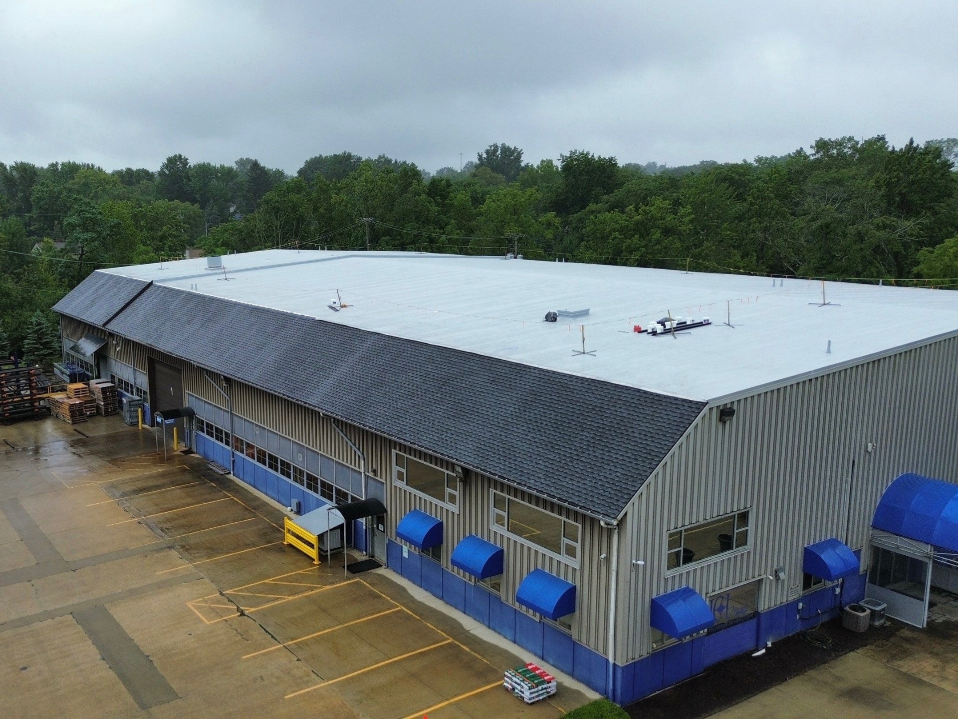Roof Replacement on Commercial Building